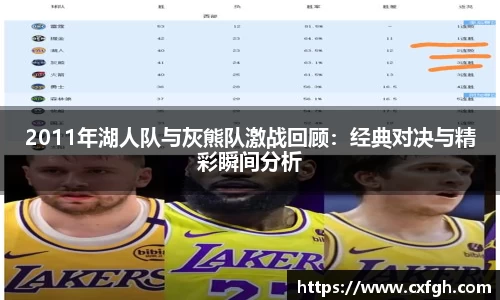 2011年湖人队与灰熊队激战回顾：经典对决与精彩瞬间分析